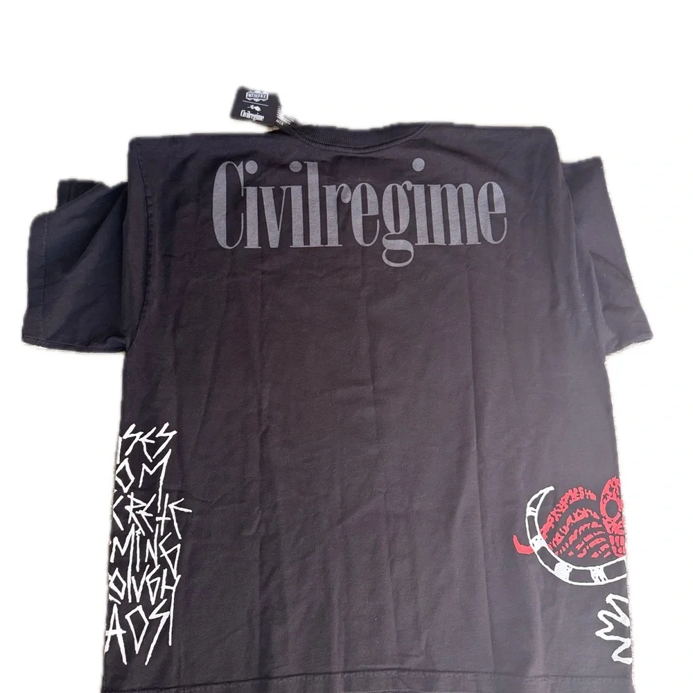 Black Graphic T-Shirt - Picture 2 of 2